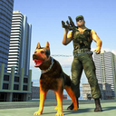 US Army dog chase simulator – army shooting games