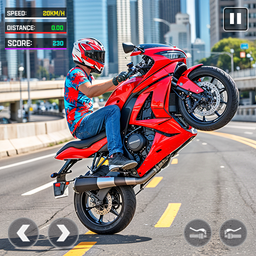 Open World Bike Drive Game 3D