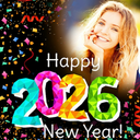 New Year Photo Frame 2026