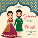 Muslim Wedding Card Maker 2024