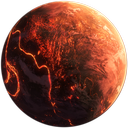 3D Flame doom planet live wallpaper