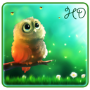 Cute Owl APUS Live Wallpaper