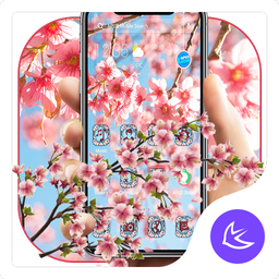 Cherry Blossom APUS Launcher theme