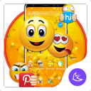 Funny Emoji APUS Launcher theme