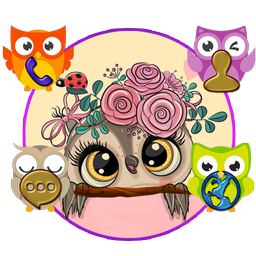 Cute Owl APUS Launcher Theme