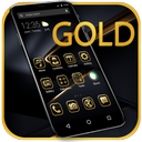 Black Gold APUS Launcher Theme