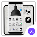 Black & White Light APUS Launcher theme