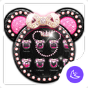 Pink Mickey Diamond Bowknot – APUS launcher theme