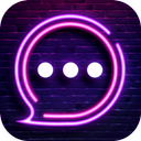 Neon Messenger for SMS - Emojis, original stickers