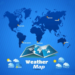 آب و هوا از روی نقشه