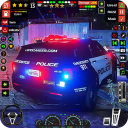 US Car Game Police Car Chase