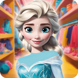 Elsa and buy clothes