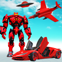 Airplane Jet Robot Car Transform : Car Robot Games