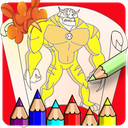 Ben Coloring 10 Ultimate Heros Aliens