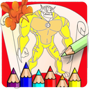 Ben Coloring 10 Ultimate Heros Aliens
