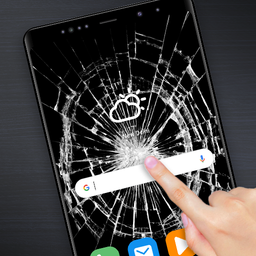 4K Broken Screen Prank