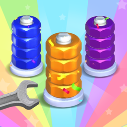 Color Screw Sort: Nuts & Bolts