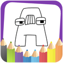 Coloring Book Alphabet Lore