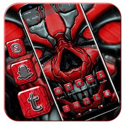 Red Skull Launcher Theme