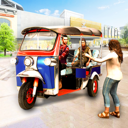 Tuk Tuk Rickshaw Shopping Mall Driving Games 2020