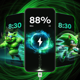 Battery Charging Animation 4K