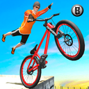 Rooftop BMX Bicycle Tracks 3D