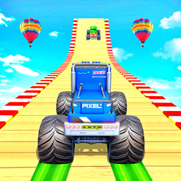 Impossible Monster Truck GT Stunt Car Racing Games