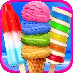 Rainbow Ice Cream & Popsicles
