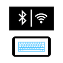 PC Keyboard/Mouse WiFi & Blue.