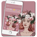 Beauty Garland Bloom Girl Theme