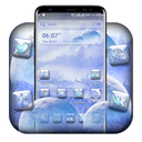 Blue Texture Launcher Theme