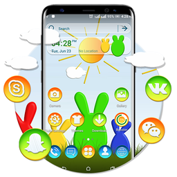 Easter Bunny Theme Launcher