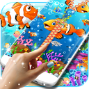 Fish zipper lock screen