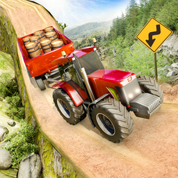 Offroad Tractor Trolley Cargo Driving