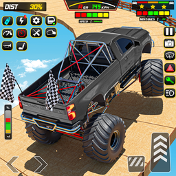 GT Monster Truck Ramp Stunts