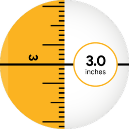 Pocket Ruler - Measure in inch