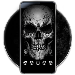 Black Death Skull Theme