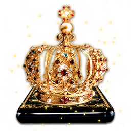 Black Gold Crown Theme