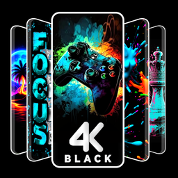 Black Wallpaper 4K HD Live