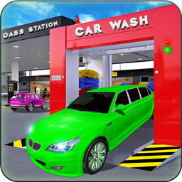 Modern Limo Car Wash Games: Limousine Driving Sim