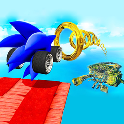 Blue hedgehog Racer Dash