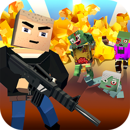 Blocky Shooter: Zombie Surviva