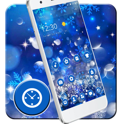 Blue Flash Beauty Snowflake Theme