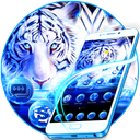 Blue White Tiger Theme