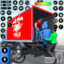 Cow Milk Delivery Truck Games