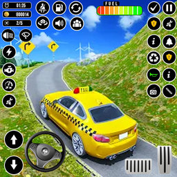 offroad taxi driving game 3d