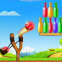 Bottle Shooting Game Knock