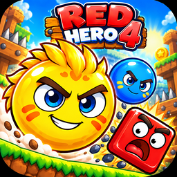 Red Hero 4: Bounce Ball Bosses