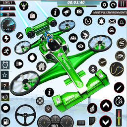 Flying Formula Car Racing Game