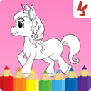 Unicorn Kids Coloring Book